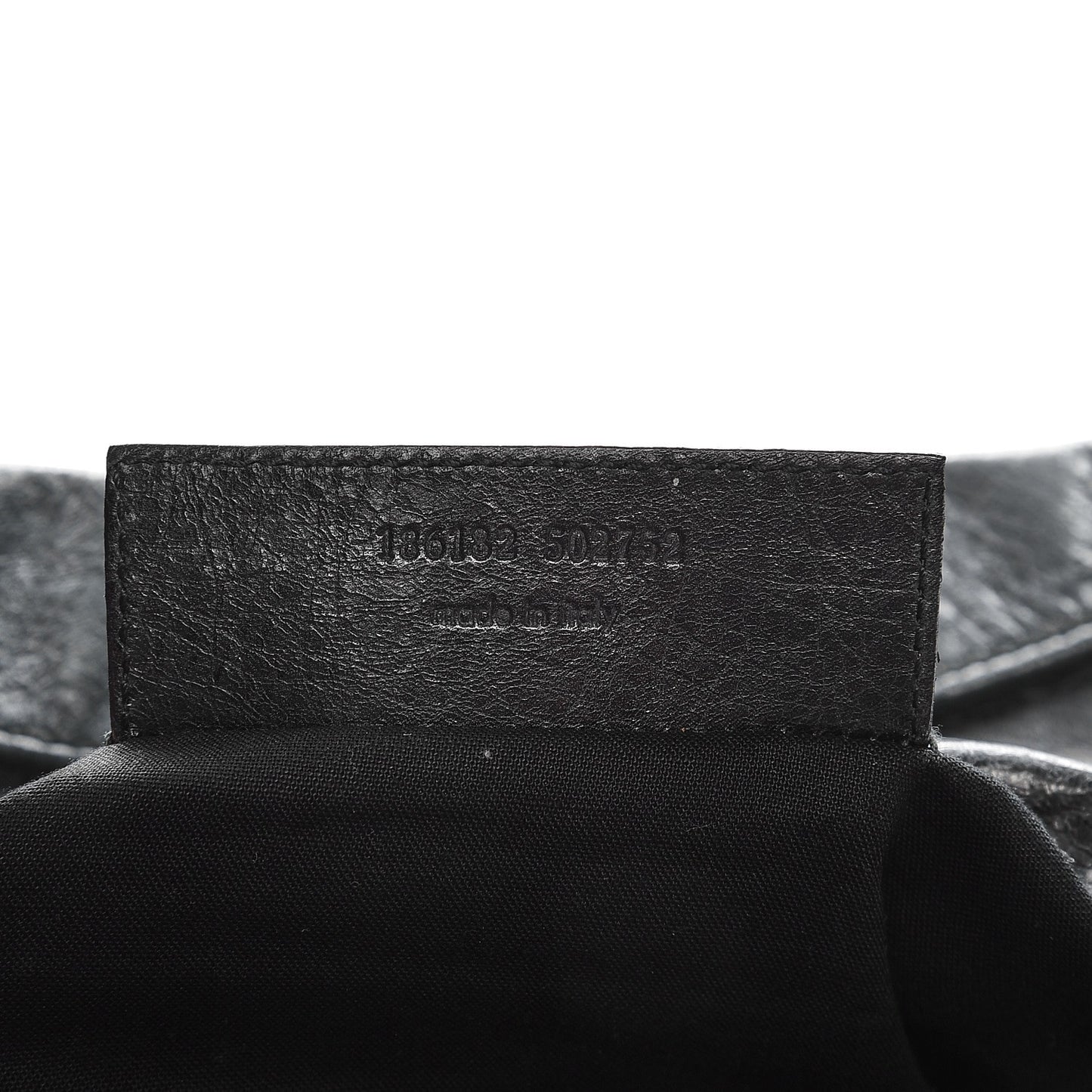 Agneau Giant 21 Silver Hardware Envelope Clutch Black