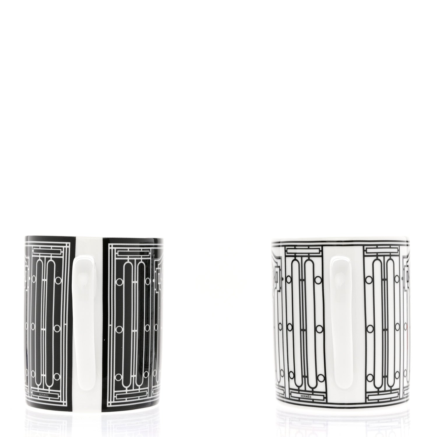 Hermes Porcelain H Deco Mug Set Of 2 2 of 8
