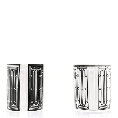 Hermes Porcelain H Deco Mug Set Of 2 2 of 8