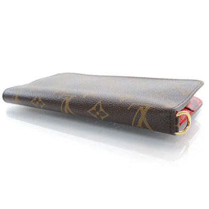 Louis Vuitton Monogram Kusama Waves Insolite Wallet Red 3 of 7