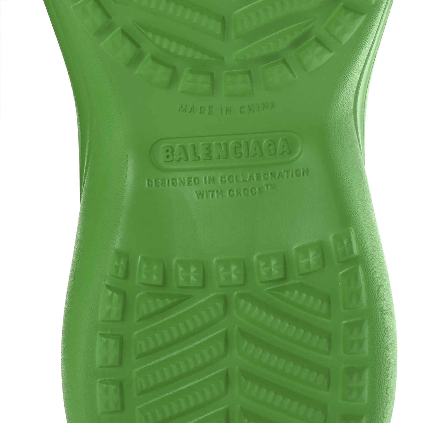 X CROCS Rubber Womens Mules 38 Grass Green