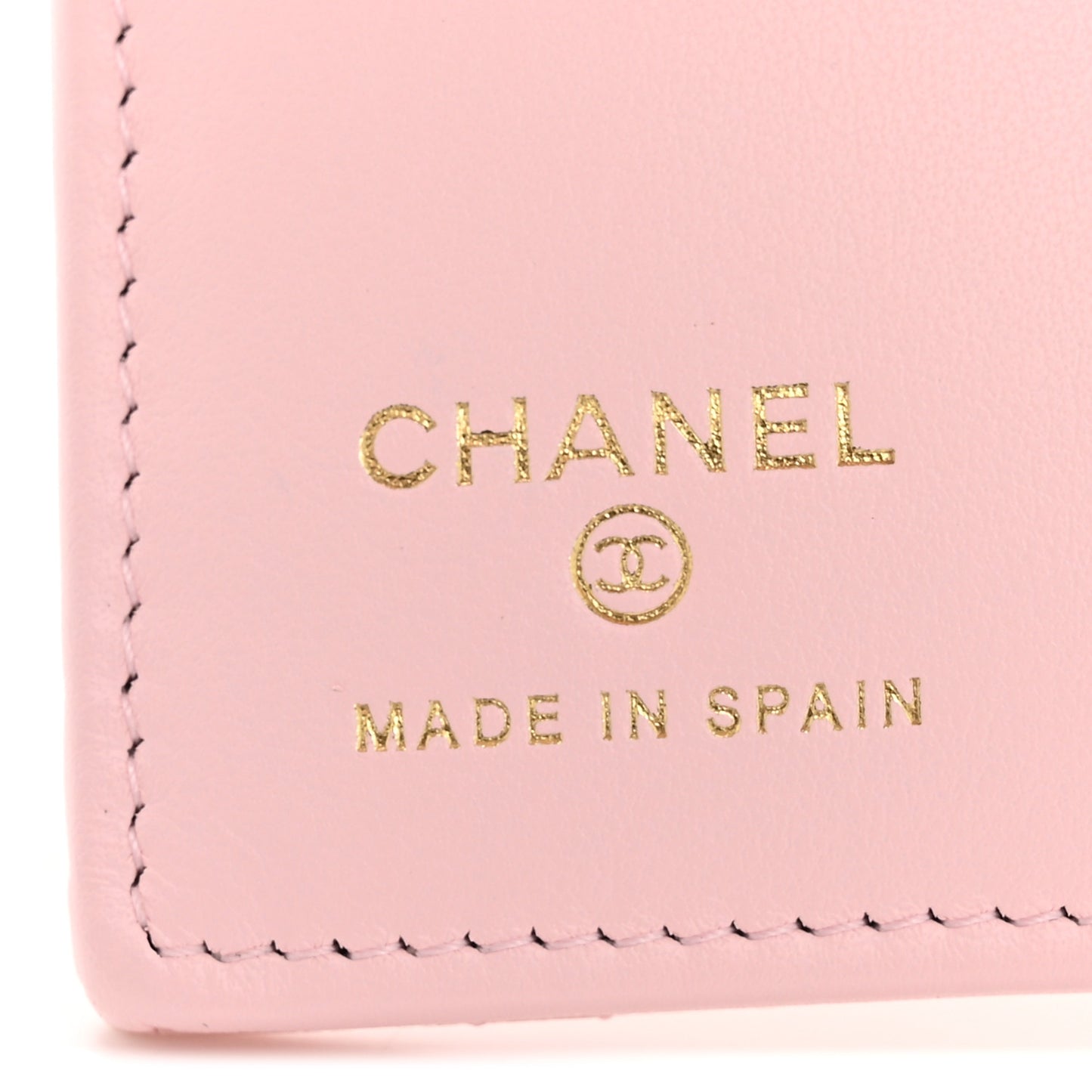 Caviar Quilted Passport Holder Pink