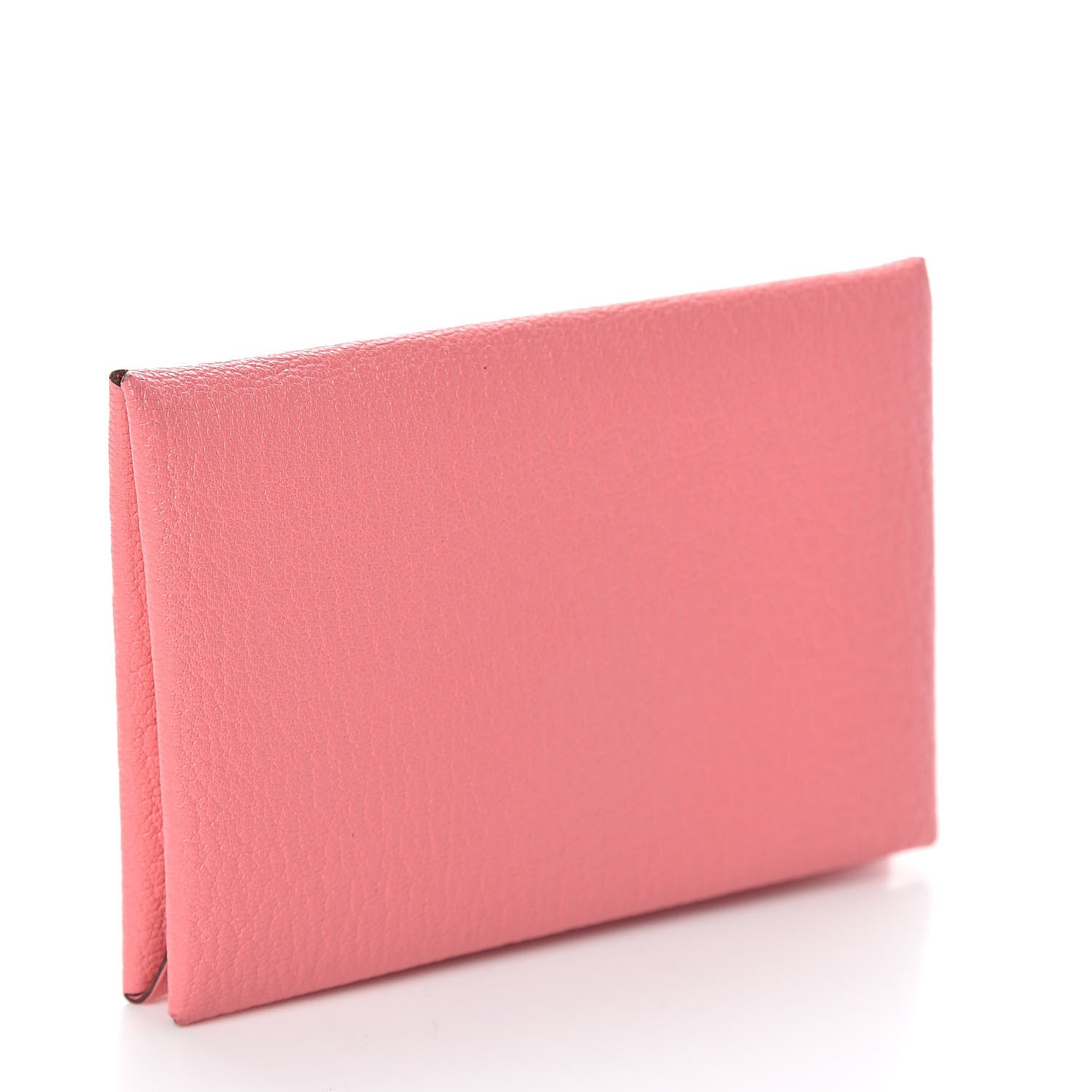 Hermes Chevre Mysore Calvi Card Case Rose Ete 3 of 7