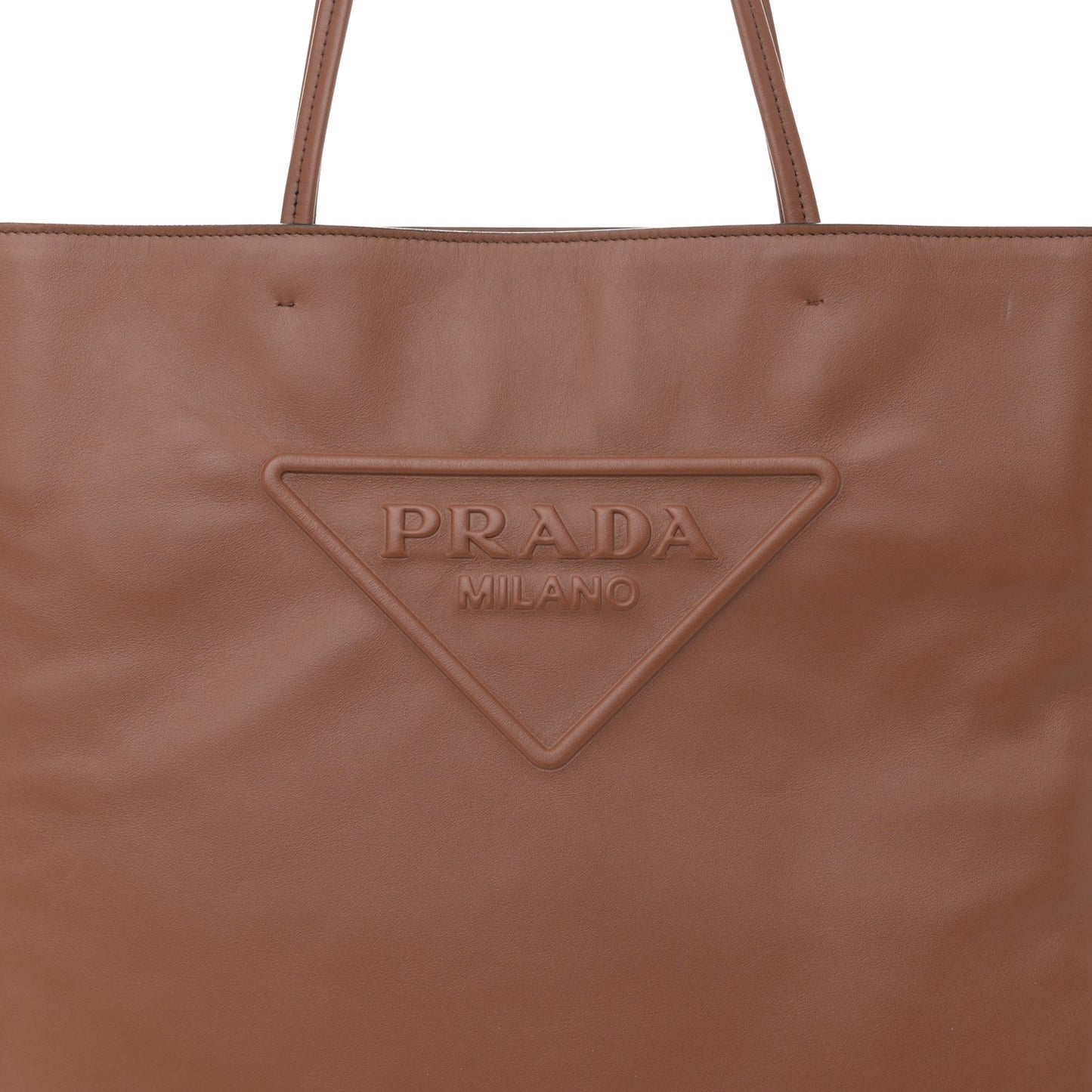 Soft Calfskin Tote Cognac