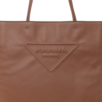Prada Soft Calfskin Tote Cognac 5 of 11