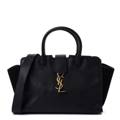Saint Laurent Calfskin Monogram Baby Downtown Cabas Black 1 of 4