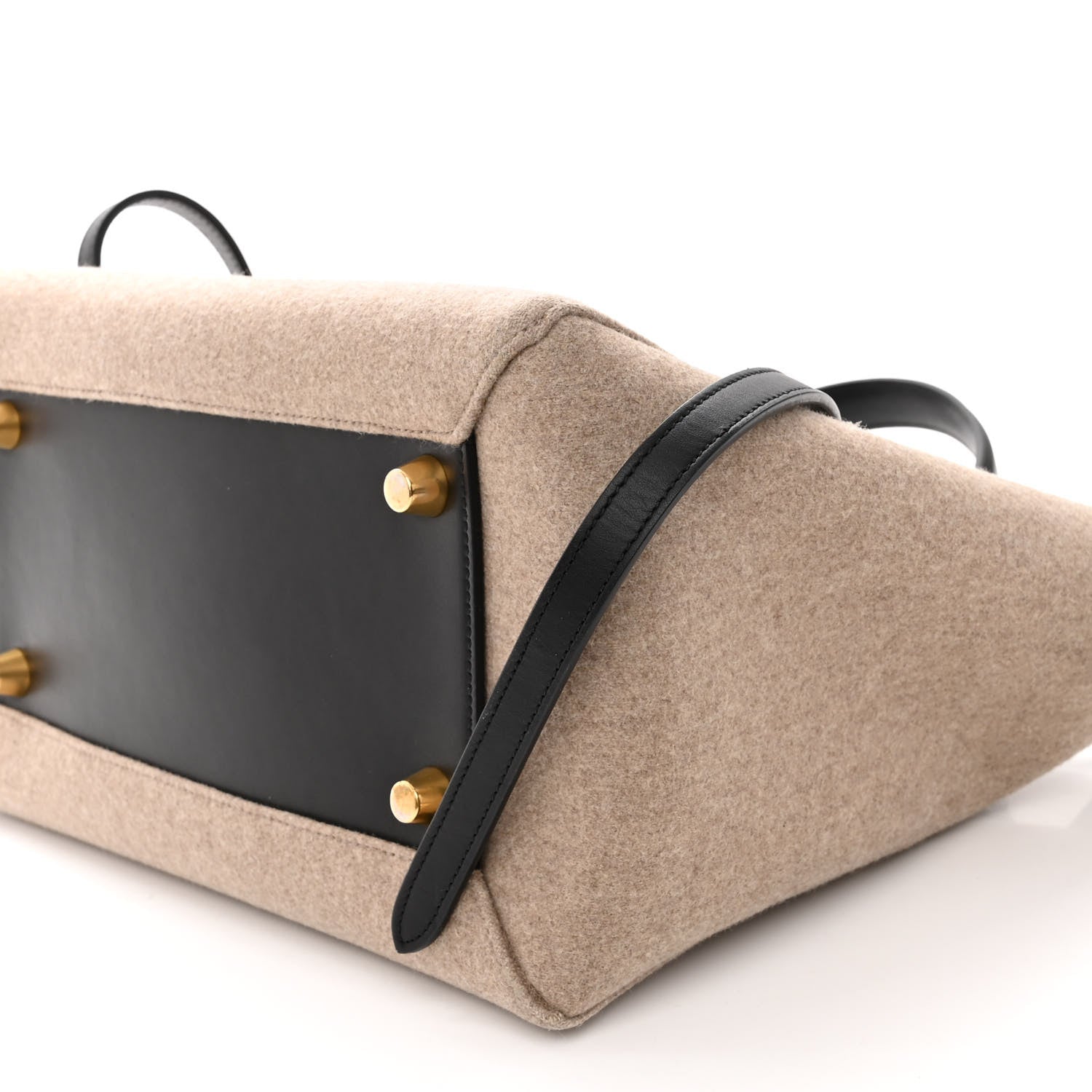 Celine Felt Smooth Calfskin Mini Belt Bag Beige 9 of 10