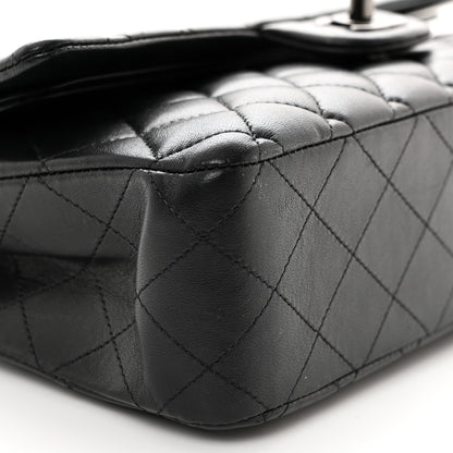 Chanel Lambskin Quilted Medium Double Flap So Black 9 of 10