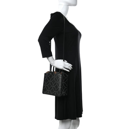 Alaia Calfskin Arabesque 20 Studded Garance Tote Black 2 of 9