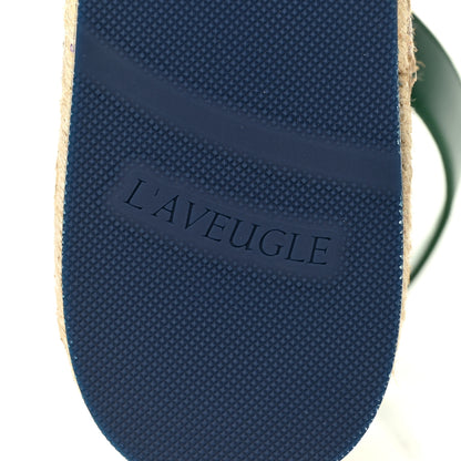 Gucci Cotton Malaga Kid Crochet Pearly GG Lilibeth Espadrille Platform Sandals 39.5 Emerald 7 of 13