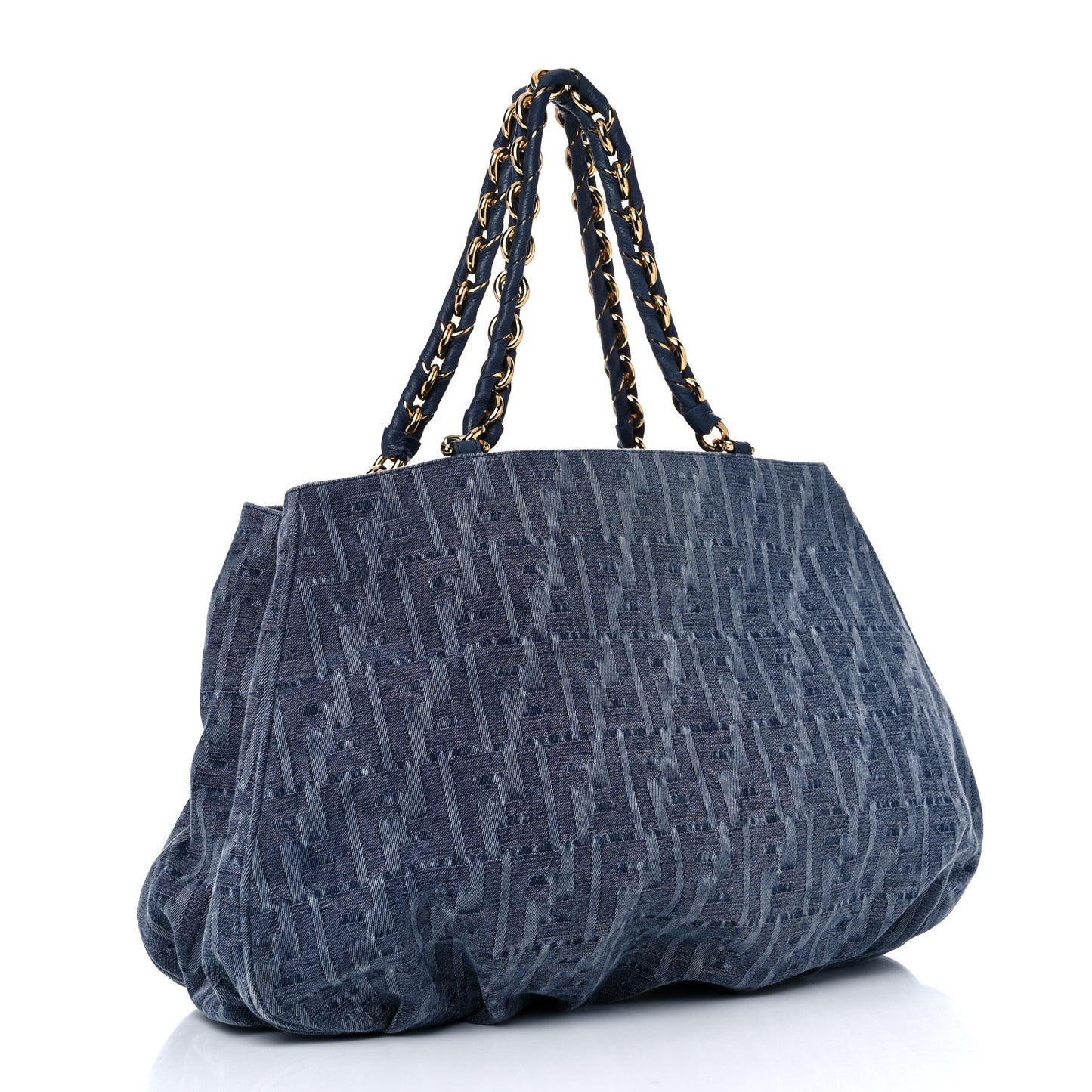 Denim Zucca Mia Tote Blue