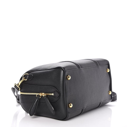 Burberry Derby Calfskin Medium Alchester Bowling Bag Black 4 of 6