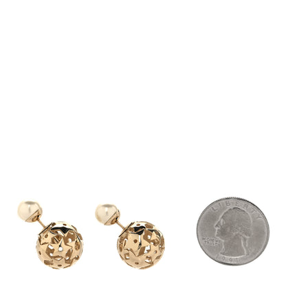 Christian Dior Pearl Star Mise En Dior Tribal Earrings Gold 2 of 5
