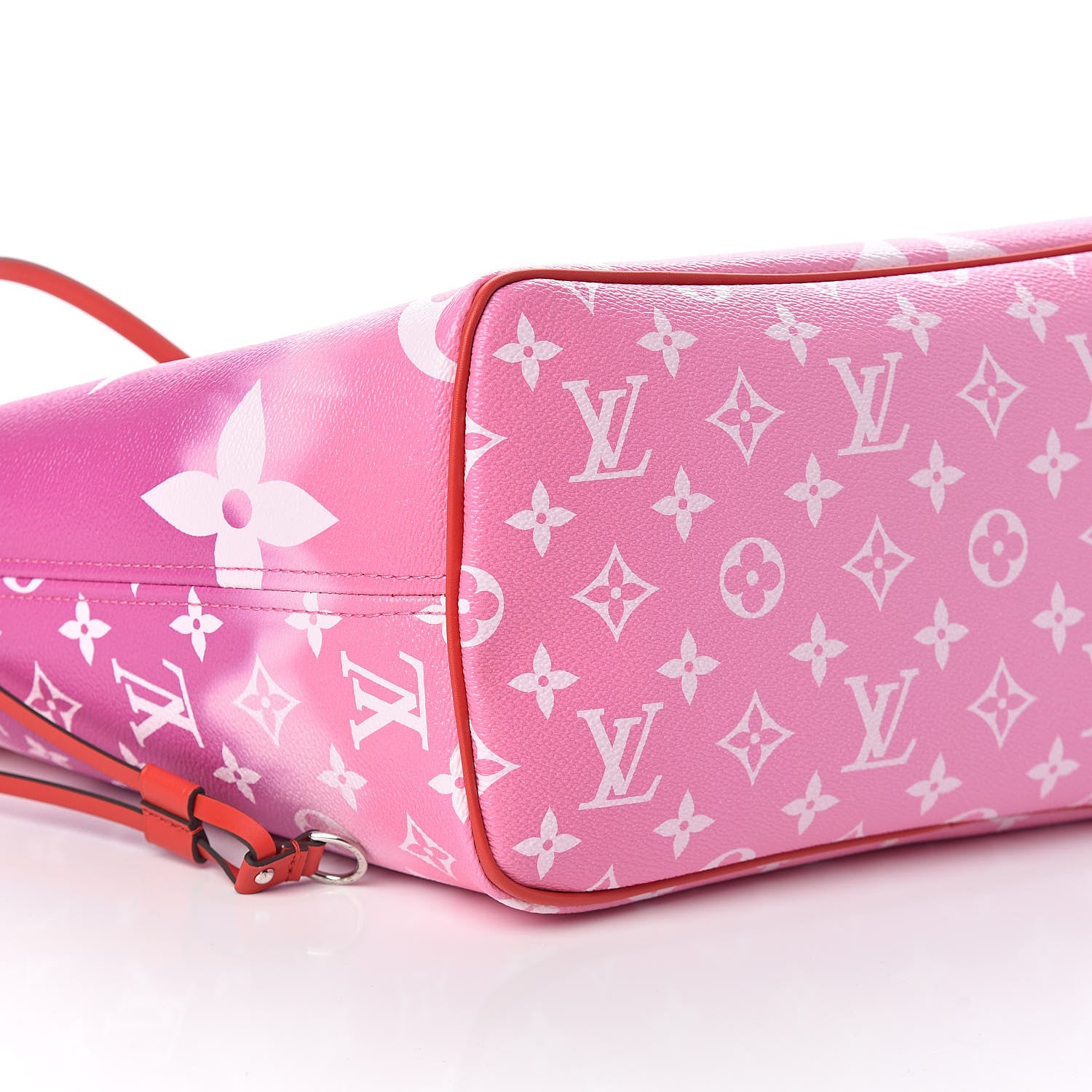 Louis Vuitton Monogram Escale Neverfull MM Rouge 9 of 11