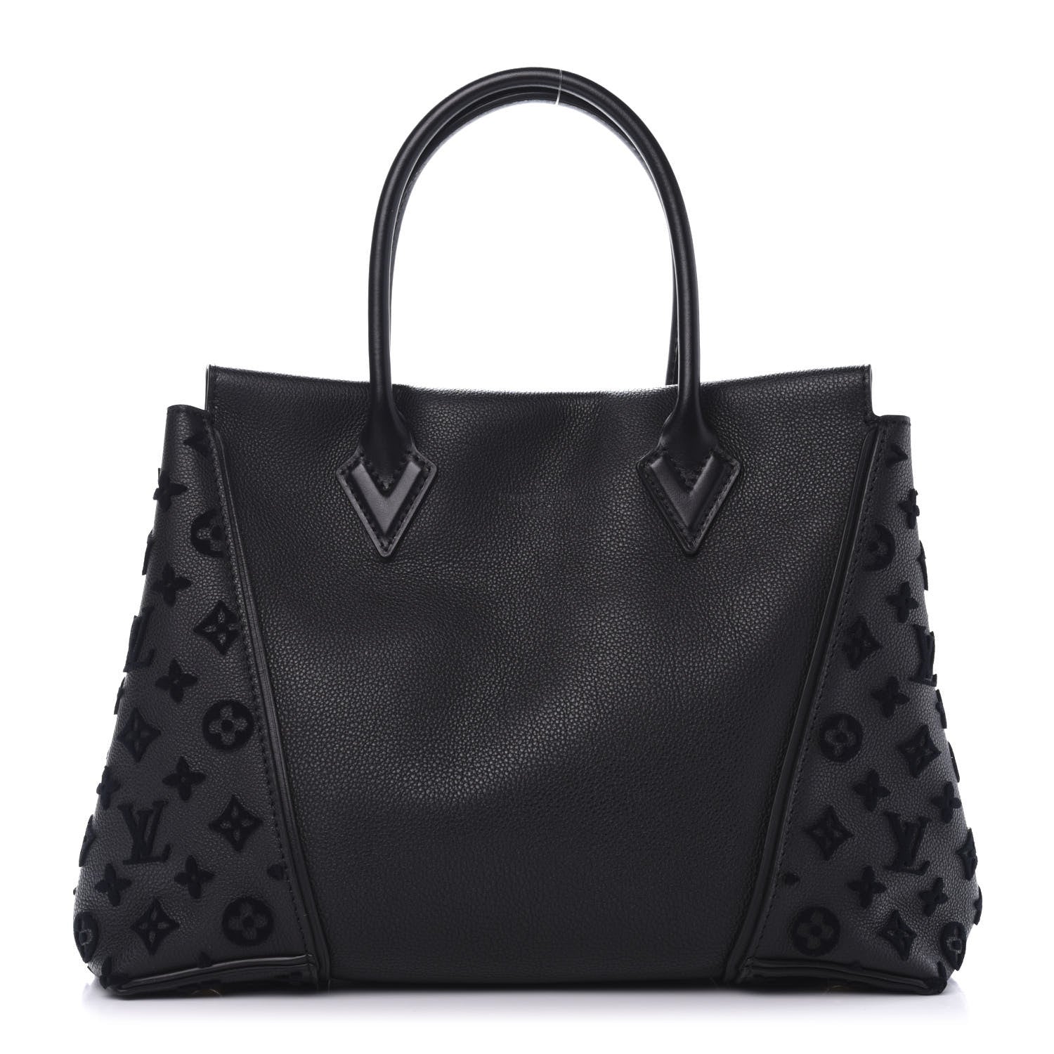 Louis Vuitton Veau Cachemire Tote W PM Black 1 of 9