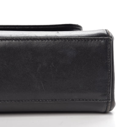 Chanel Lambskin Mademoiselle Accordion Flap Black 15 of 17