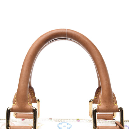 Louis Vuitton Monogram Multicolor Speedy 30 White 10 of 12
