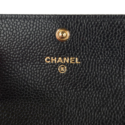 Chanel Caviar Quilted Flap Card Holder Black 5 of 8