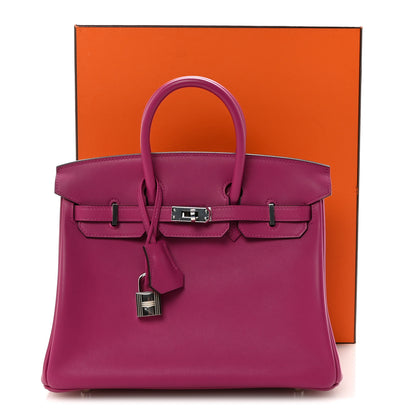 Hermes Swift Birkin 25 Rose Pourpre 11 of 11