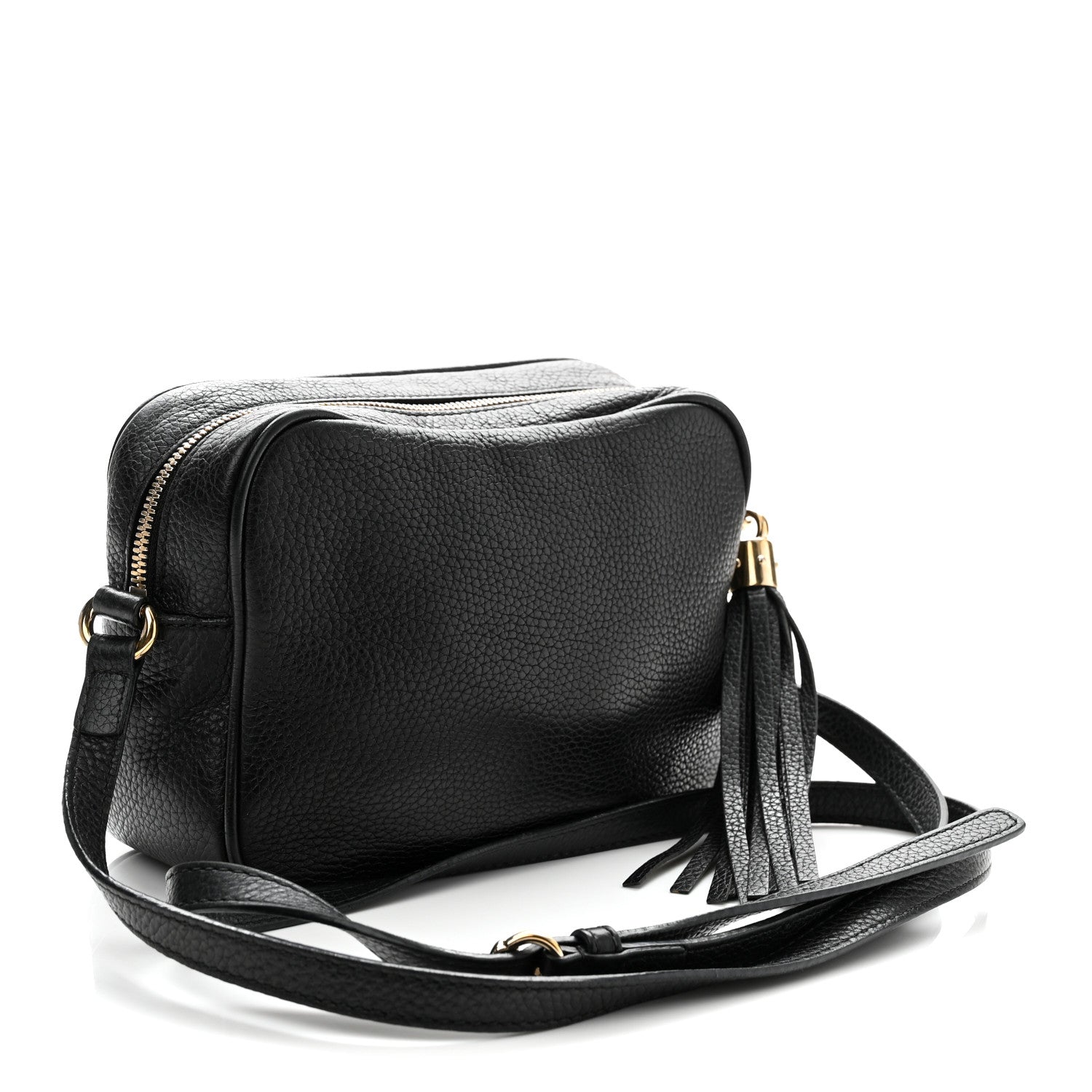 Gucci Pebbled Calfskin Small Soho Disco Bag Black 3 of 12