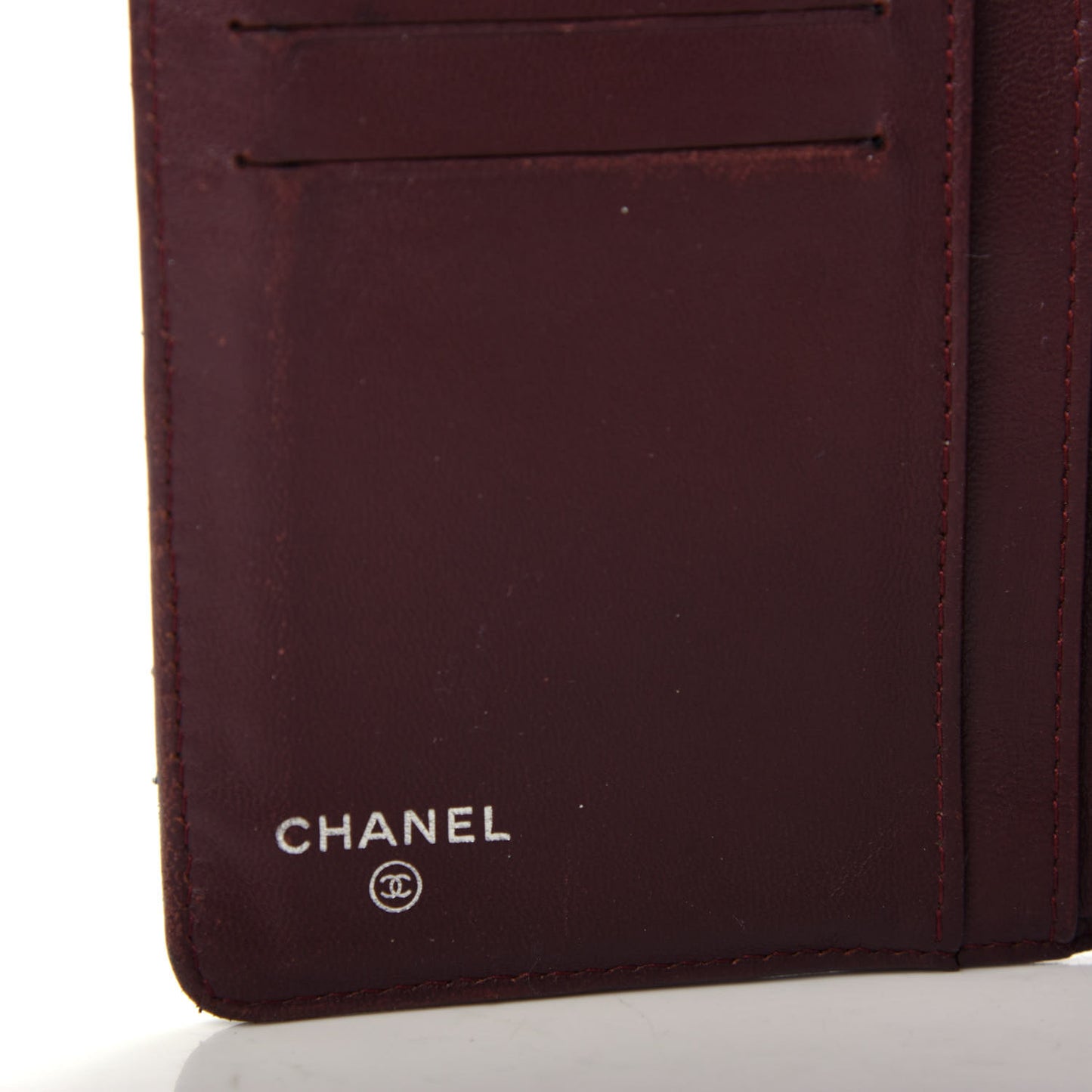 Lambskin Quilted Yen Wallet Black