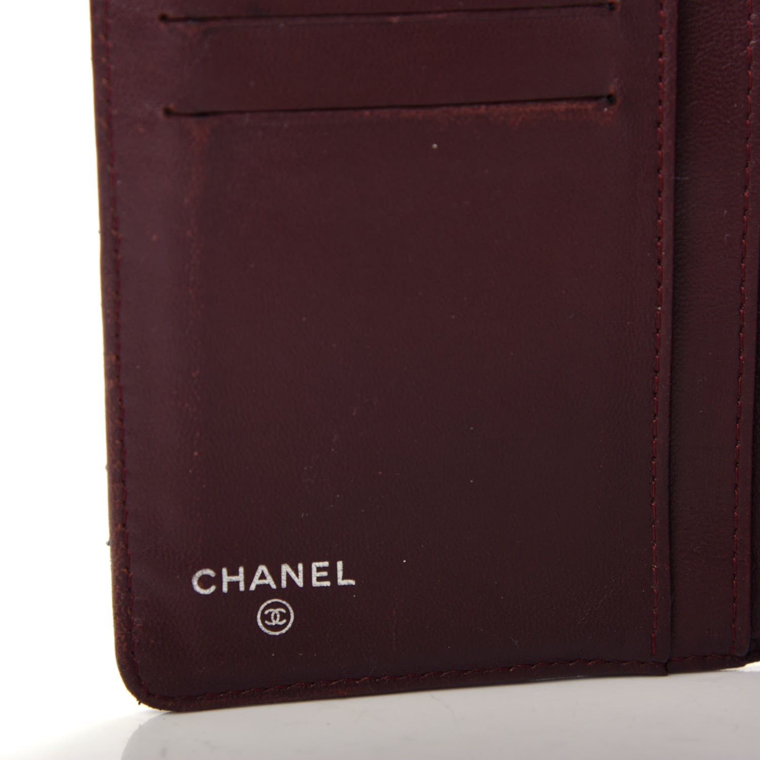 Chanel Lambskin Quilted Yen Wallet Black 6 of 9