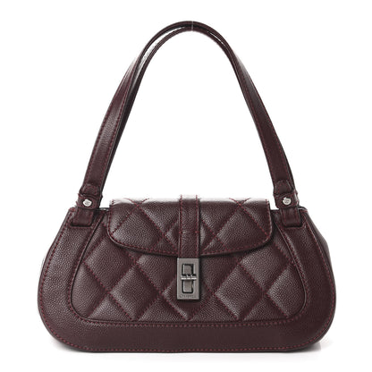Chanel Caviar Quilted Small Mademoiselle Flap Bag Burgundy 1 of 10