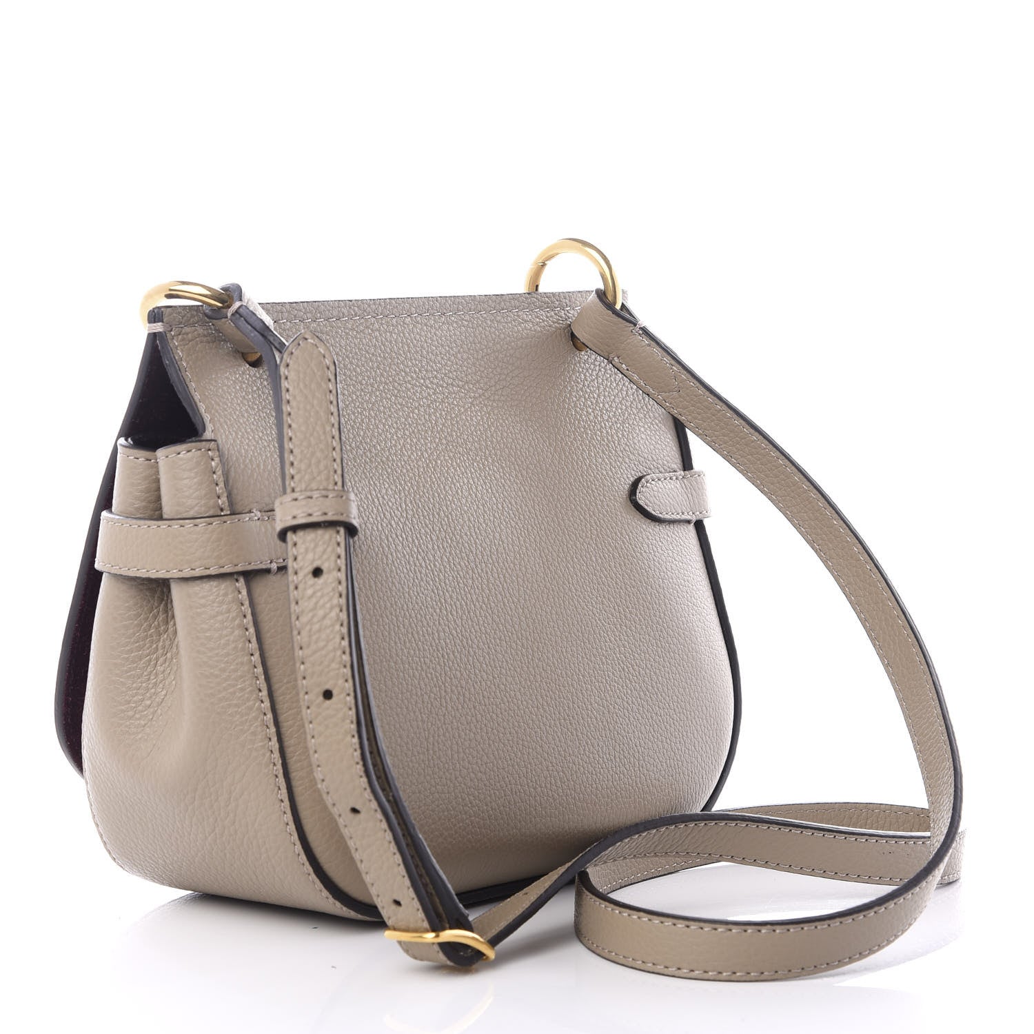 Mulberry Small Classic Grain Small Amberley Satchel Solid Grey 2 of 8