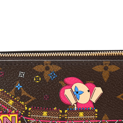 Louis Vuitton Monogram 2020 Christmas Animation Roller Coaster Elizabeth Pencil Pouch 8 of 12