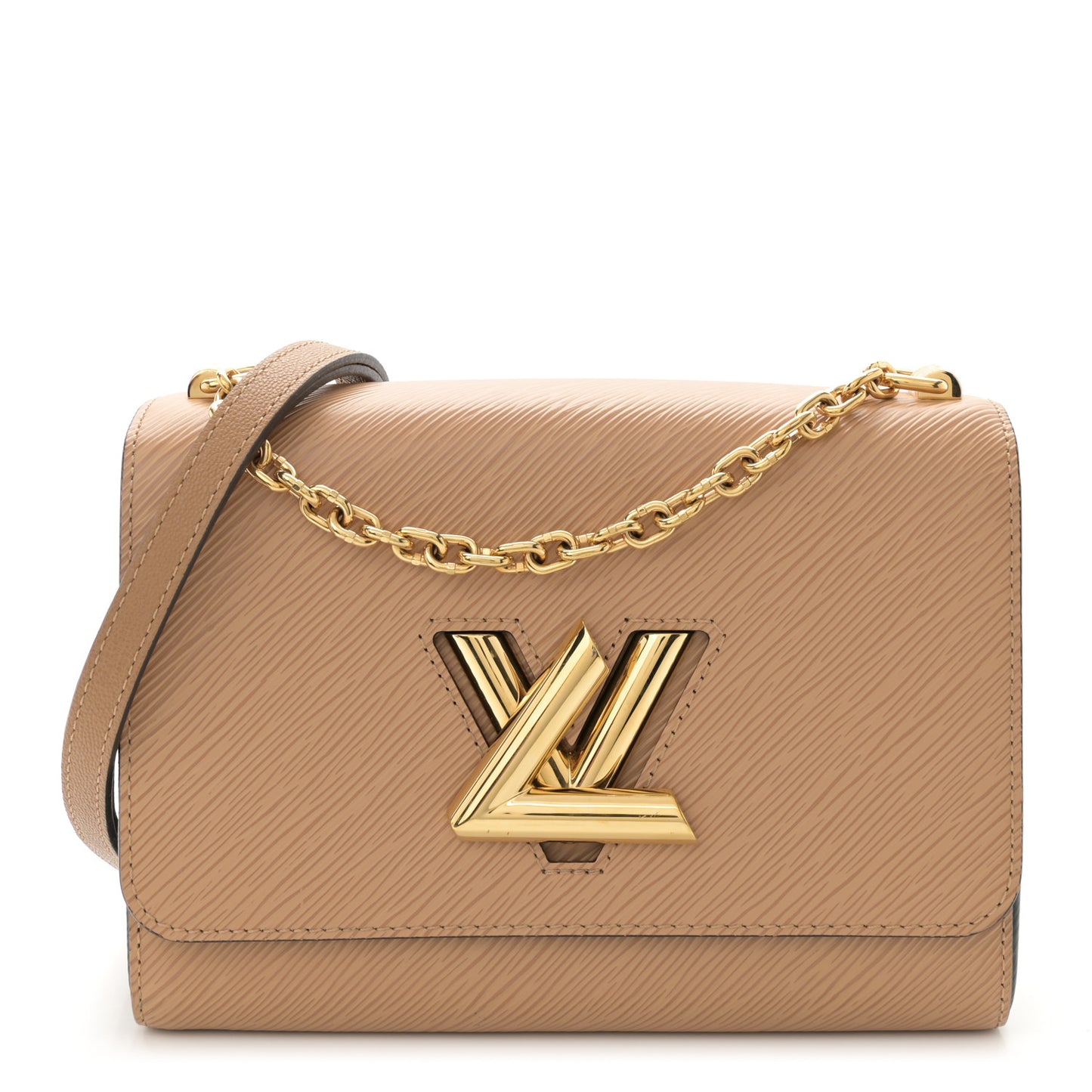 Epi Twist Shoulder Bag MM Camel