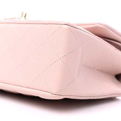 Chanel Caviar Quilted Small Double Flap Light Pink 9 of 11
