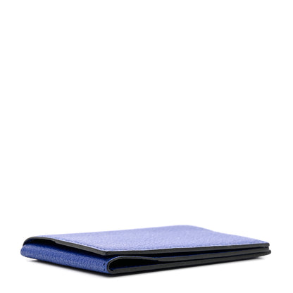 Hermes Chevre Mysore Guernesey Card Case Bleu Electrique 4 of 6