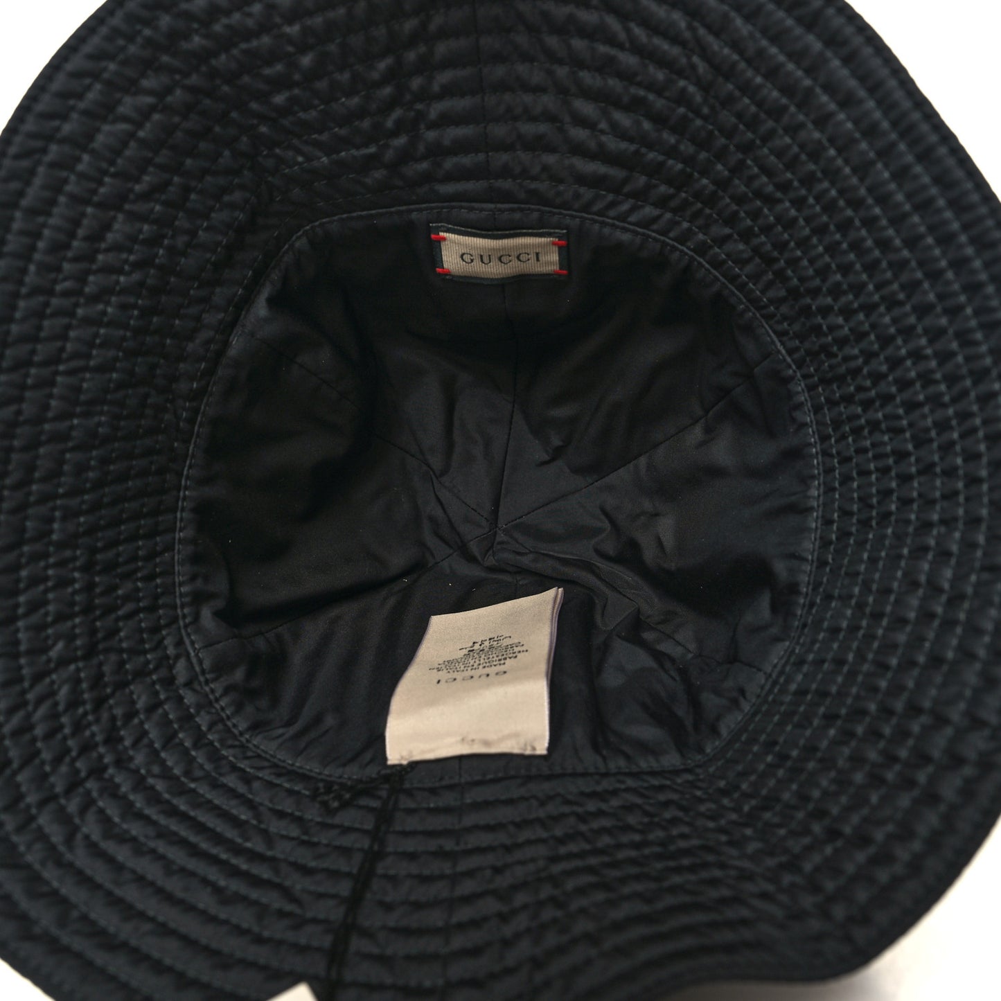 Nylon GG Bucket Hat M Black