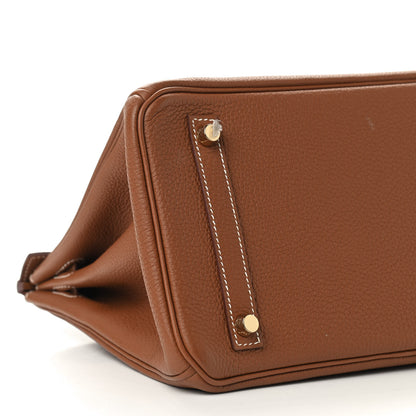 Hermes Togo Birkin 30 Gold 9 of 14