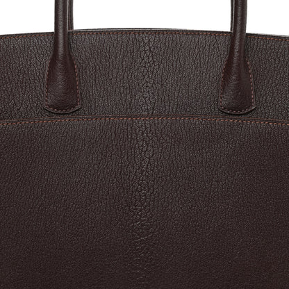 Hermes Chevre de Coromandel White Bus 40 Cocoan 8 of 11