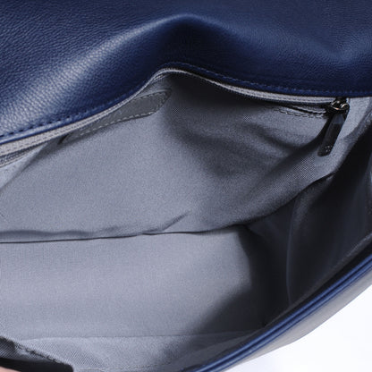 Chanel Lambskin Quilted Large Boy Flap Marine 6 of 8