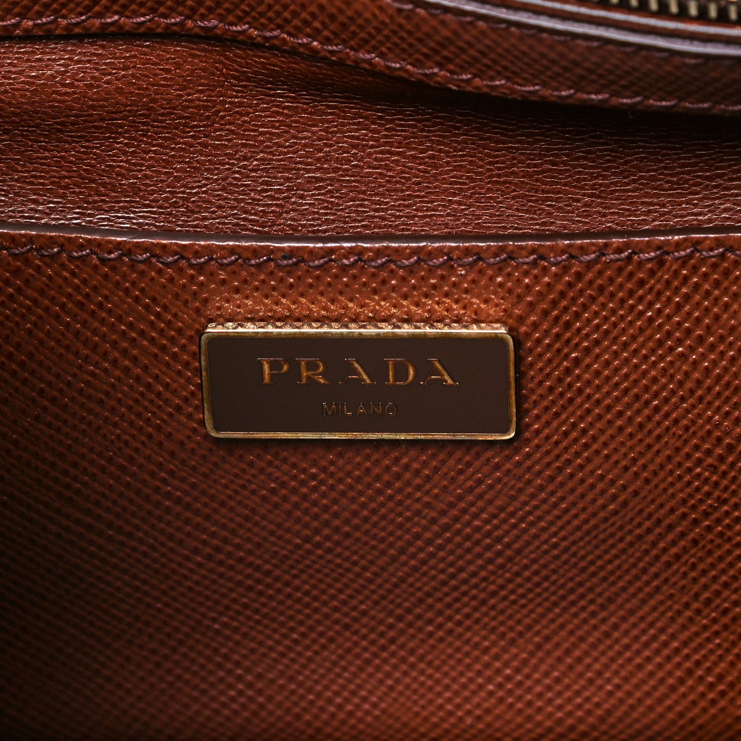Saffiano Cuir Open Promenade Tote Palissandro