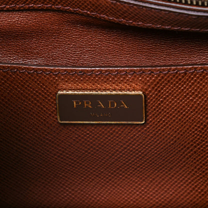 Prada Saffiano Cuir Open Promenade Tote Palissandro 13 of 15