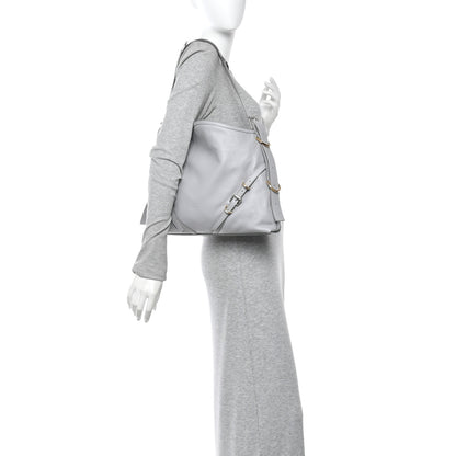 Givenchy Calfskin Medium Voyou Bag Light Grey 2 of 10