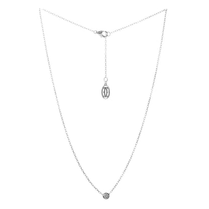 Cartier 18K White Gold Diamond SM D'Amour Pendant Necklace 3 of 5