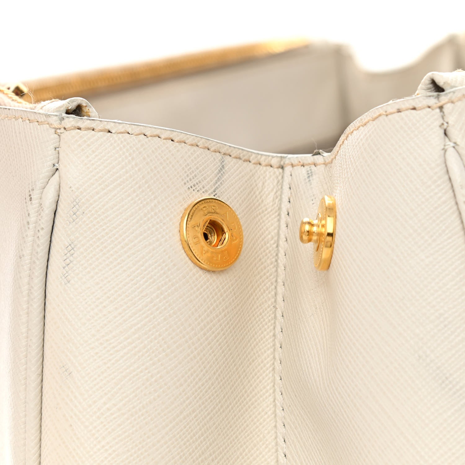 Prada Saffiano Lux Large Galleria Double Zip Tote Talco 12 of 24