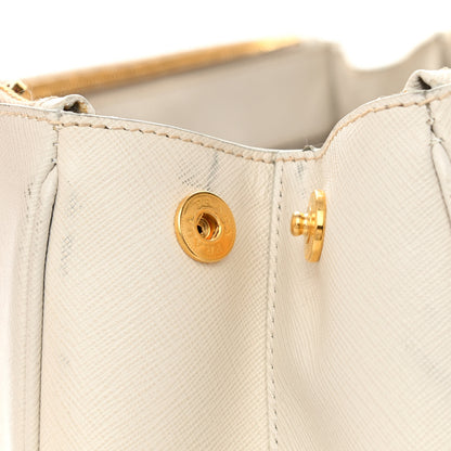 Prada Saffiano Lux Large Galleria Double Zip Tote Talco 12 of 24