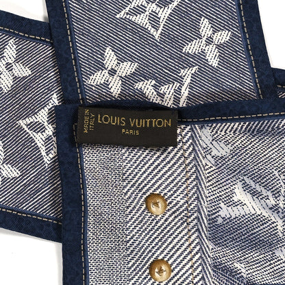 Louis Vuitton Silk Monogram New Denim Bandeau Marine 3 of 3