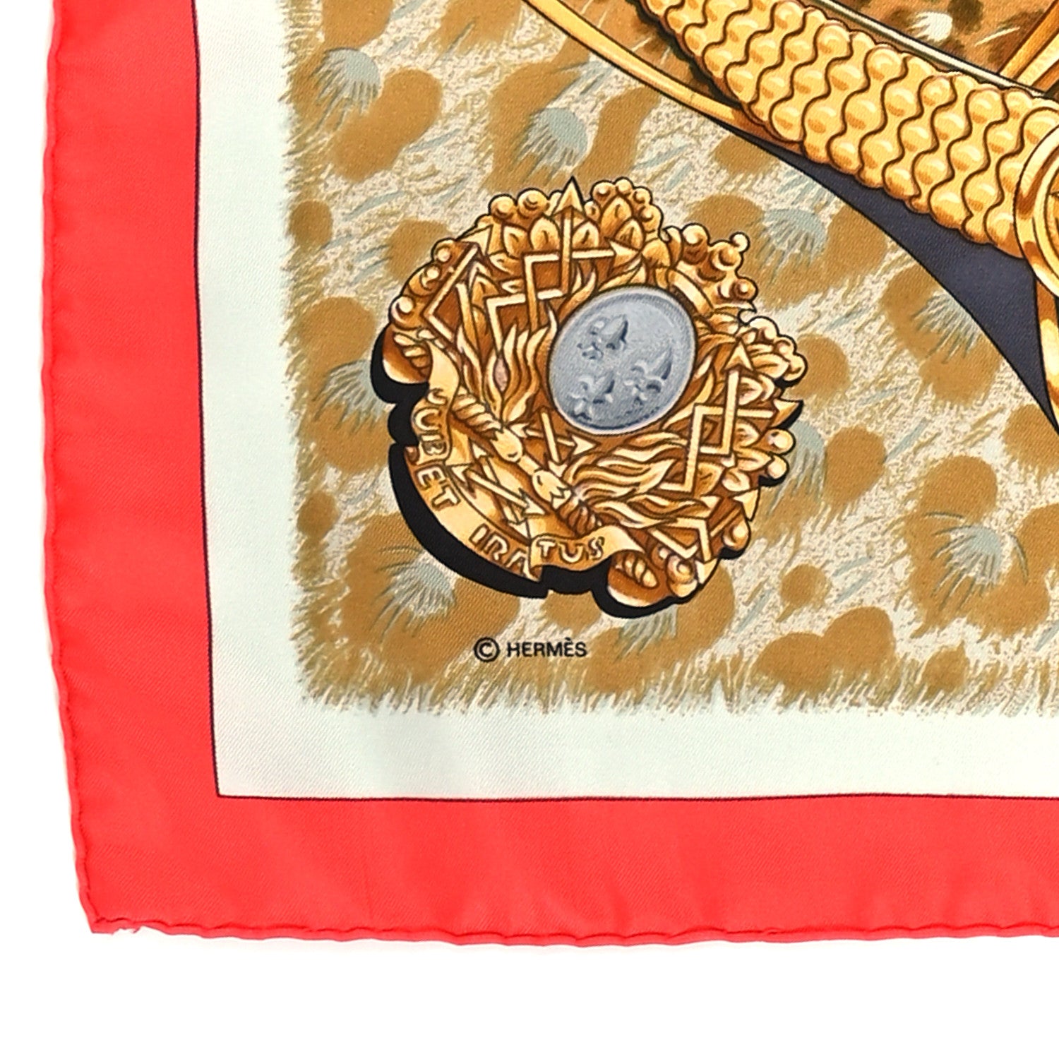 Hermes Silk Casques et Plumets Scarf 90 4 of 4