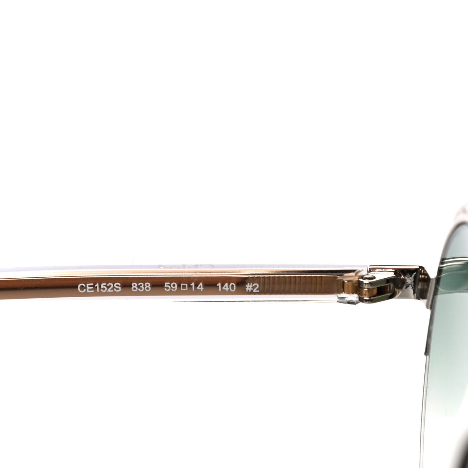 Chloe Mirrored Romie Aviator Sunglasses CE152S Blue 6 of 7