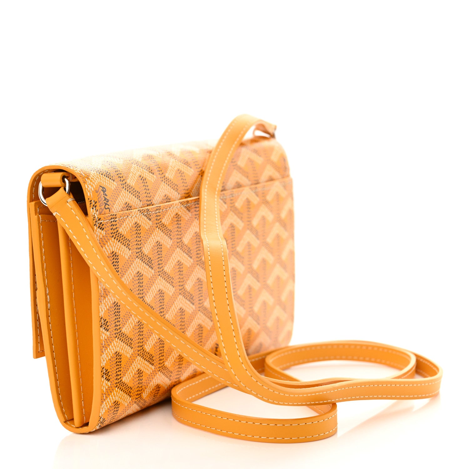 Goyard Goyardine Varenne Continental Wallet Yellow 3 of 10