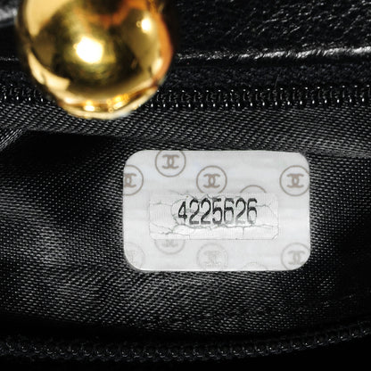 Chanel Lambskin Quilted Framed Evening Bag Black 8 of 8