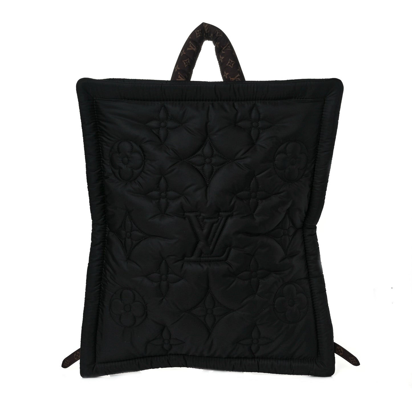 Econyl Monogram Pillow Backpack Black