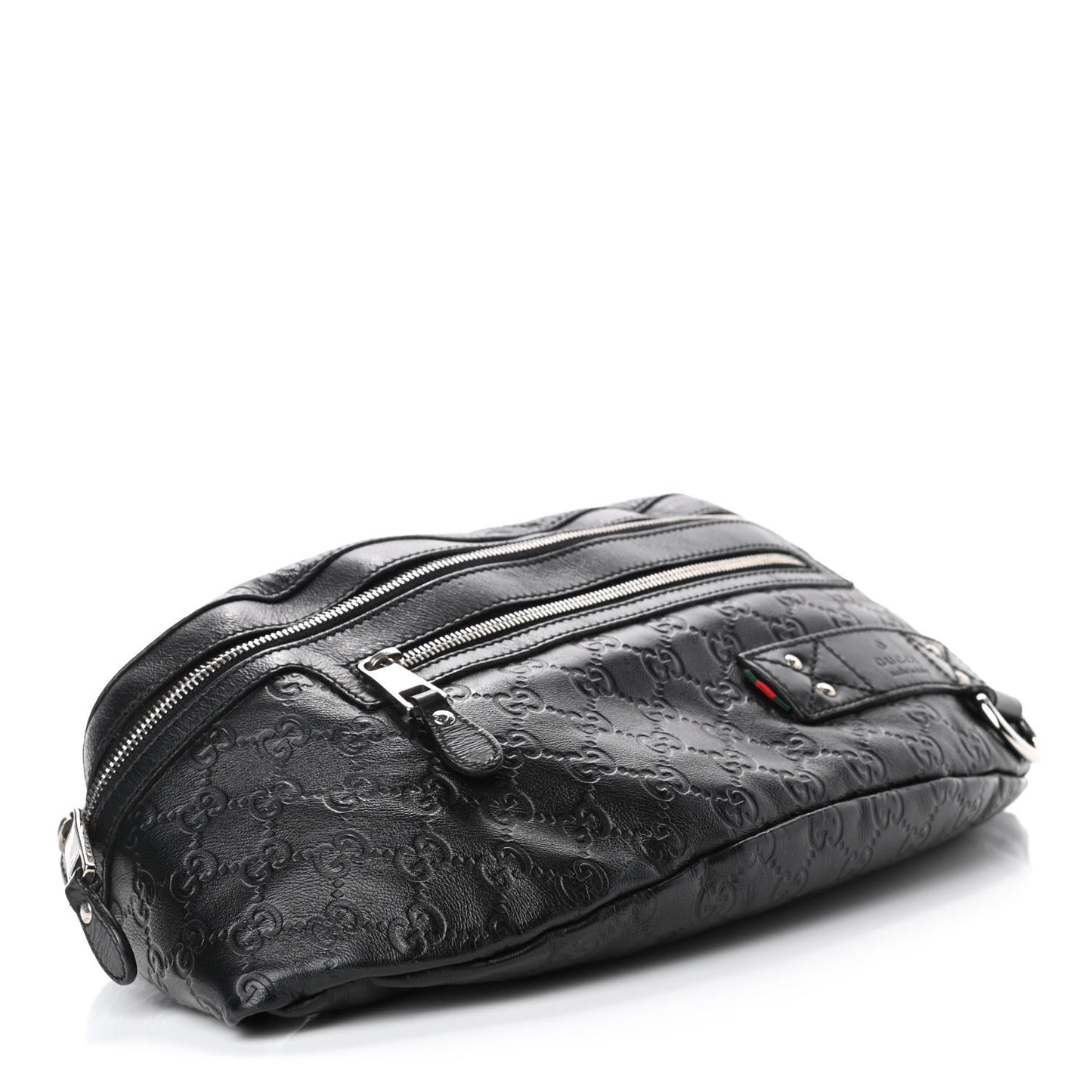 Guccissima Web Belt Bag Black