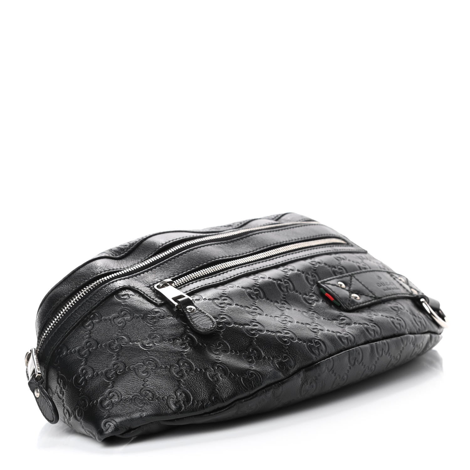 Gucci Guccissima Web Belt Bag Black 3 of 4
